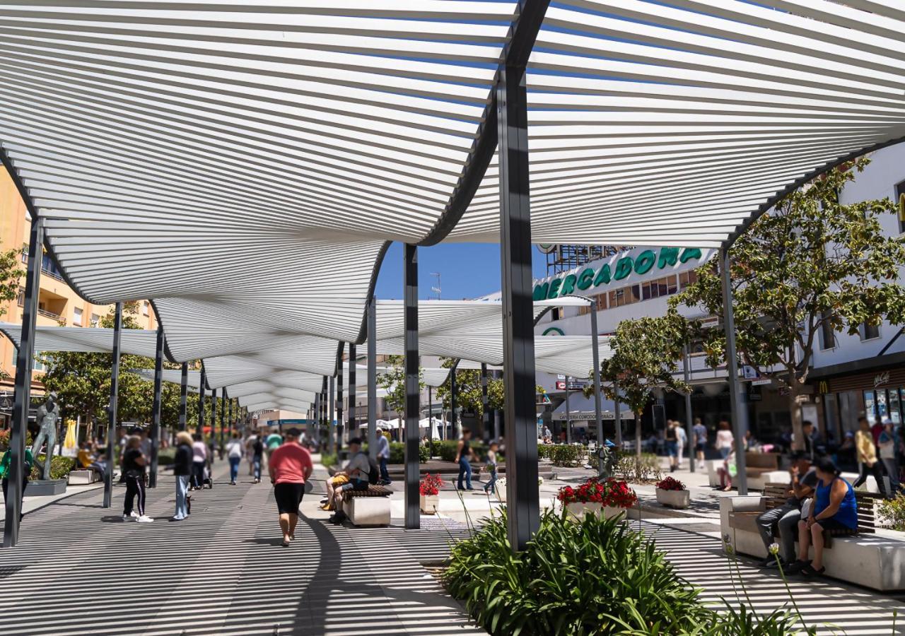 شقة Centro Wifi Terraza Parking Ascensor A La Playa A 5 Min توريمولينوس المظهر الخارجي الصورة